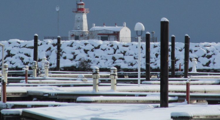 lighthouse at the entrance to welland canal port colborne